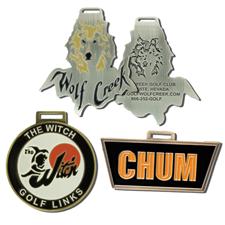 Logo Golf Cast Zinc Bag Tags
