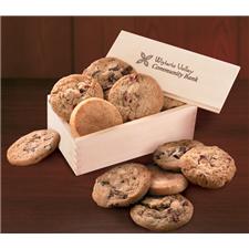 Maple Ridge Farms Wooden Collector's Box with Gourmet Cookies
