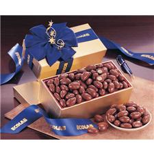 Maple Ridge Farms Golden Gift Box of Chocolate Covered Amonds