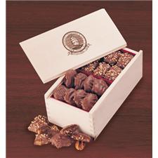 Wooden Collector's Box - Pecan Turtles and Toffee