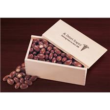 Maple Ridge Farms Wooden Collector's Box - Chocolate Covered Almonds