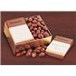 Maple Ridge Farms Post-it Note Holder - Walnut Wood/Chocolate Almonds