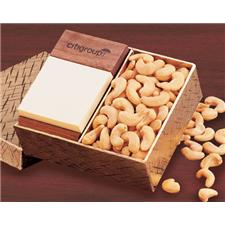 Post-it Note Holder - Walnut Wood/Extra Fancy Cashews