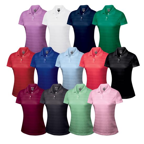 Adidas ClimaCool Textured Mesh Polo for Women
