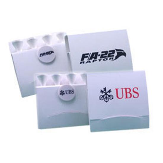 Logo Golf Matchbooks w/ Tees - Regular Size