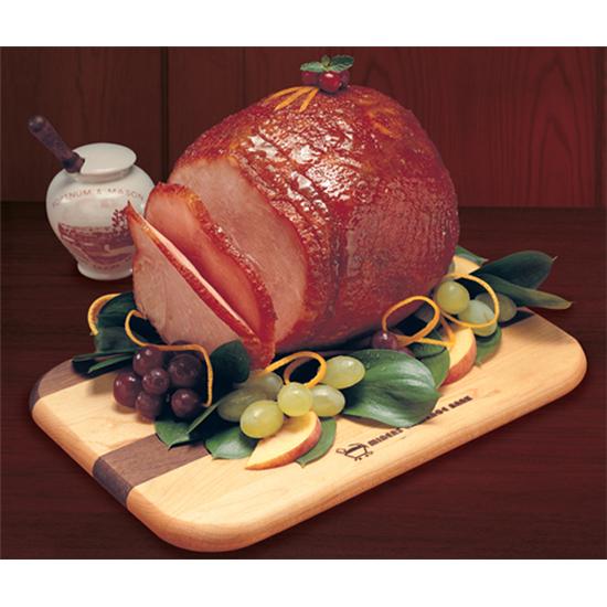 Maple Ridge Farms Boneless Smoked Ham with Hardwood Cutting Board
