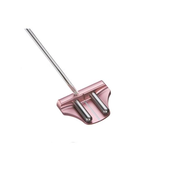 Rife Two Bar Hybrid Mallet Putter - Pink