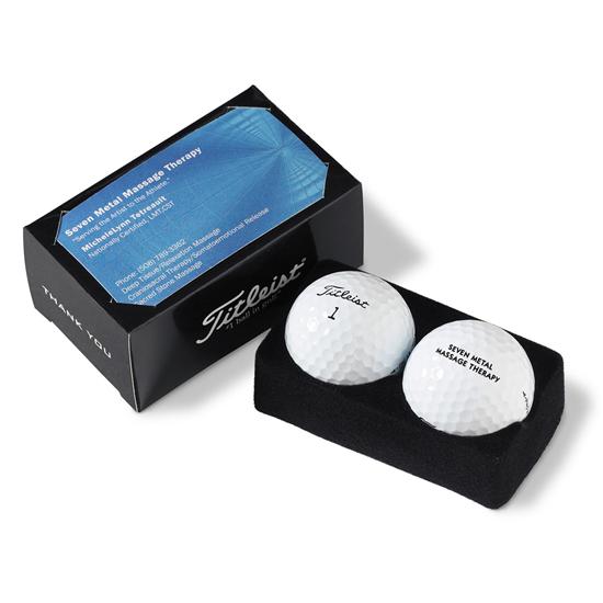 Titleist Standard 2-Ball Business Card Box