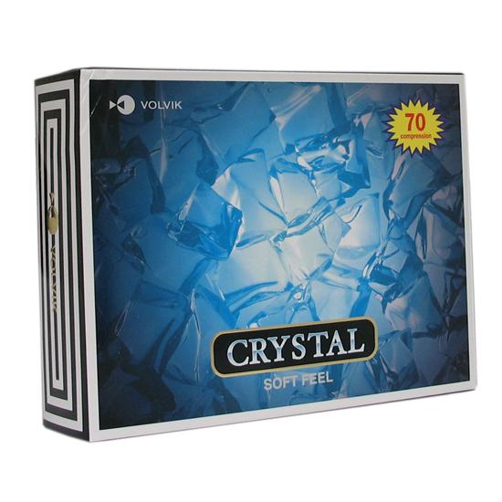 Volvik Crystal Soft Feel Golf Balls