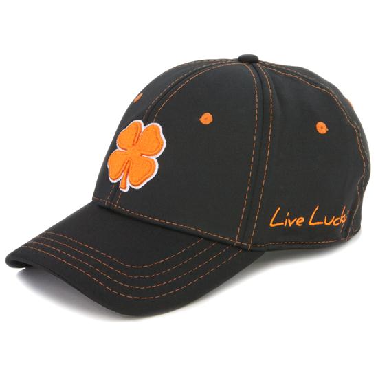 Black Clover Men s Premium Clover 23 Hat Black Orange Small Medium 
