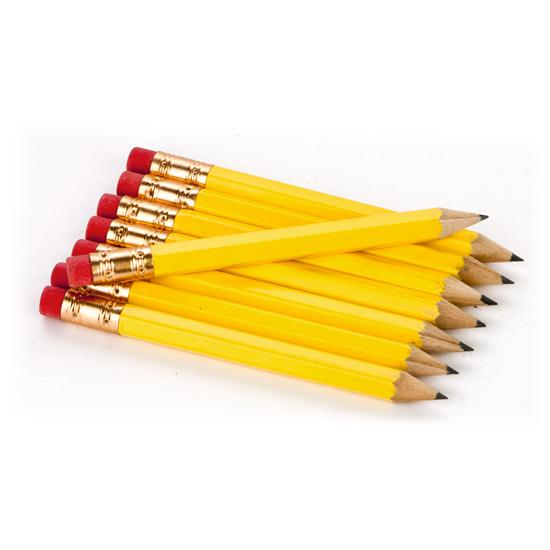 Classic Personalized Golf Pencils Yellow