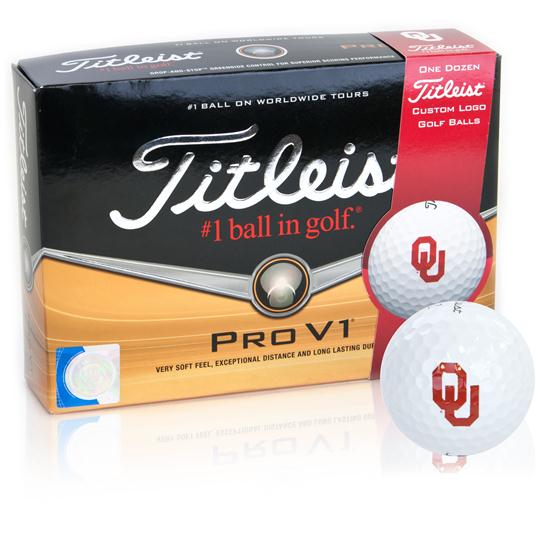 Titleist Prior Generation Pro V1 Collegiate Golf Balls Oklahoma