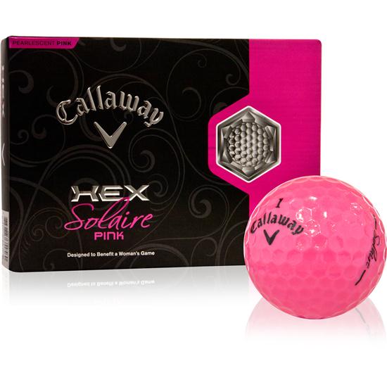 Callaway Golf HEX Solaire Pink Golf Balls for Women