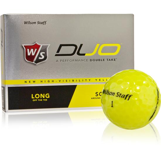 Wilson Staff Prior Model Duo Yellow Personalized Prior Generation Golf Balls 