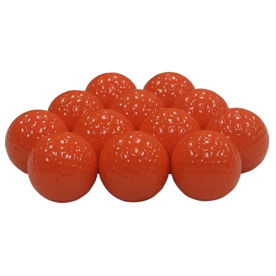 Blank colored golf balls - neon orange Blank Colored Golf Balls - Neon Orange