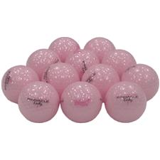 Ribbon Pink Logo Overrun Golf Balls for Women
