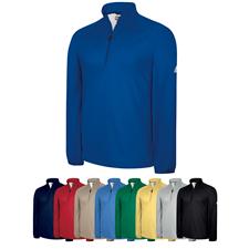 Adidas Custom Logo Climaproof Half-Zip Wind Shirt