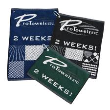 Logo Golf Custom Logo Jacquard Woven Quick Ship Towels