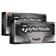 Taylor Made Tour Preferred Black Golf Balls - 2 Dozen