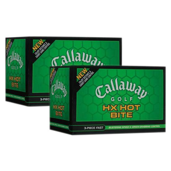 Callaway Golf HX Hot Bite Golf Balls - 2 Dozen Pack