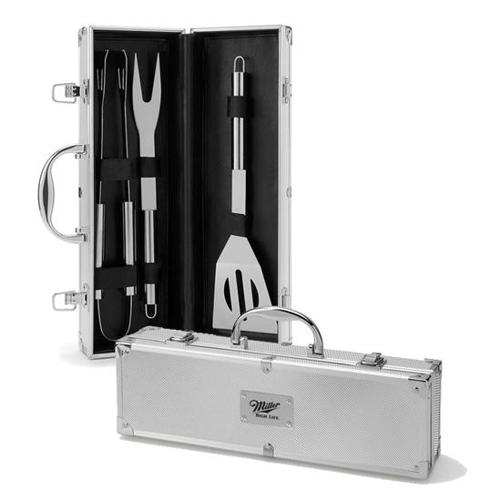 Logo 3 Piece Barbeque Set