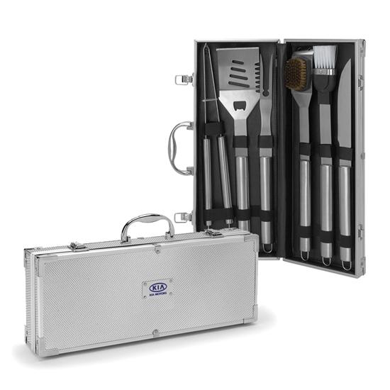 Logo 6-Piece Barbeque Set