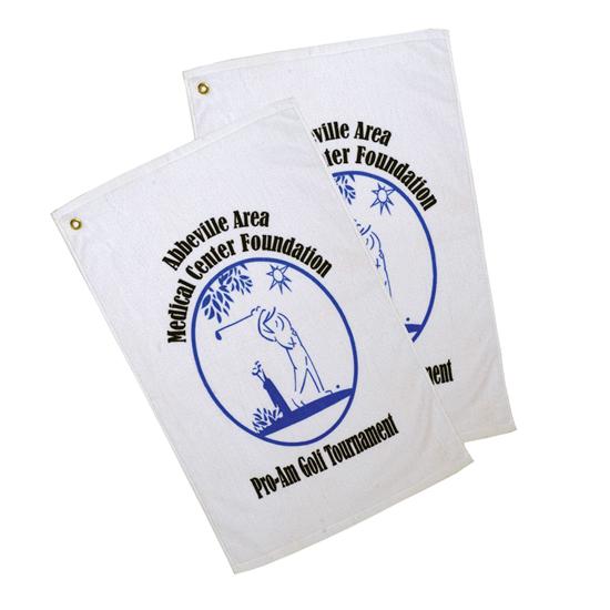 Logo Golf Custom Logo Screen Printed Lightweight Golf Towels