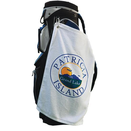 Logo Golf Custom Logo Screen Printed Midweight Golf Towels