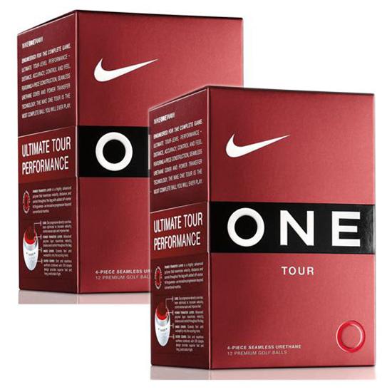 Nike One Tour Golf Balls - 2 Dozen Pack