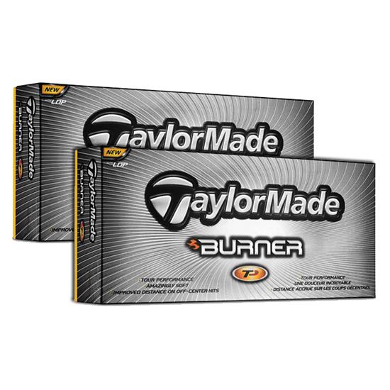 Taylor Made Burner TP Golf Balls - 2 Dozen
