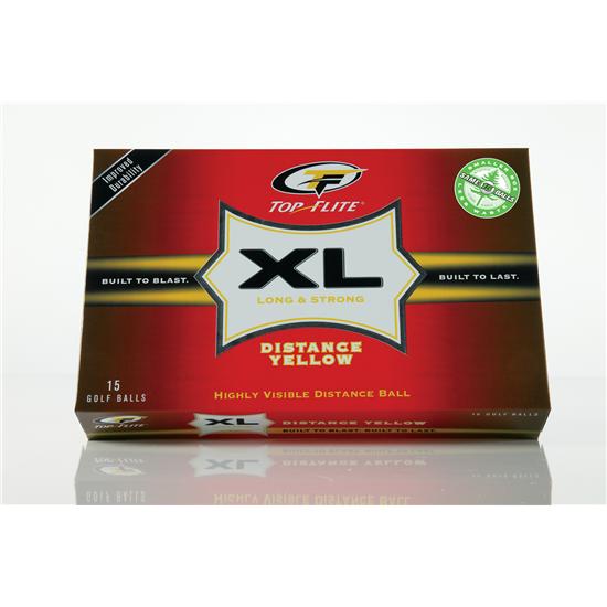 Top-Flite XL Distance Yellow Golf Balls