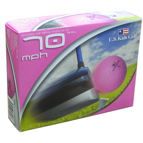 U.S. Kids 70 SS Pink Golf Balls