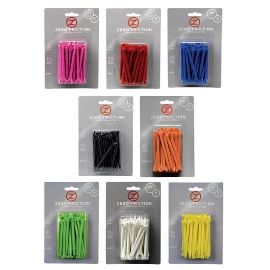 Zero Friction 2 3/4 Inch Golf Tees - 50 Pack