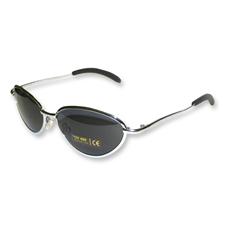 Oval Chrome Sunglasses