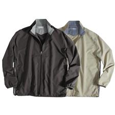 Ashworth Long Sleeve Solid Full-Zip Jacket