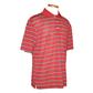 Linkstech Personalized Techno Dry Mesh Striped Polo - Red - Large