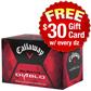 Callaway Golf Big Bertha Diablo Logo Golf Balls