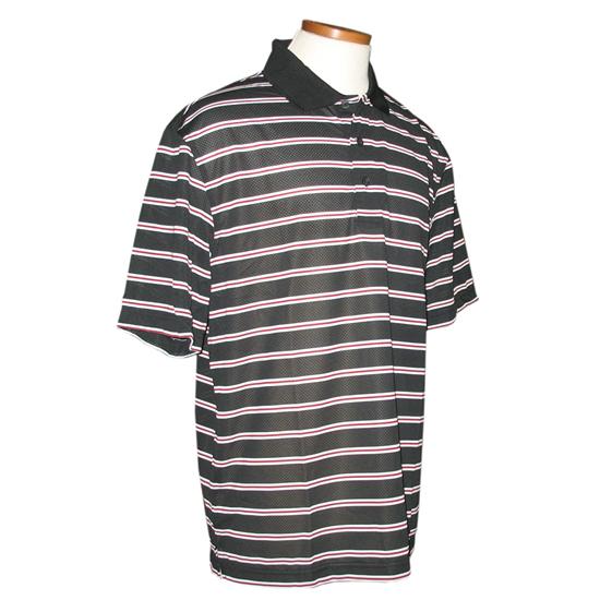 Linkstech Techno Dry Mesh Striped Polo 
