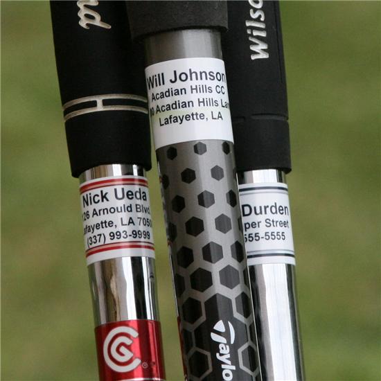 Personalized Club ID Labels