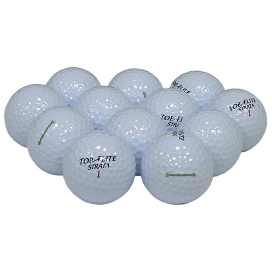 Top-Flite Strata Tour Straight Logo Overrun Golf Balls