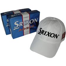 Srixon AD333 Golf Balls - 2 Dozen with Hat
