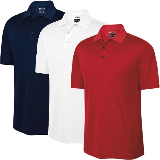Adidas Men's ClimaLite Textured Solid Polo