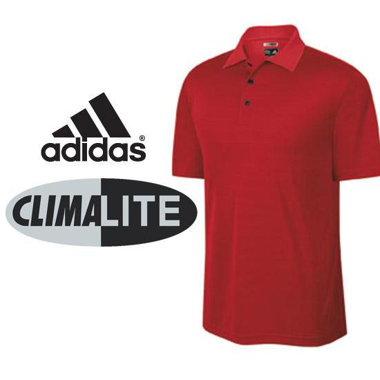 Adidas Men's ClimaLite Textured Solid Polo