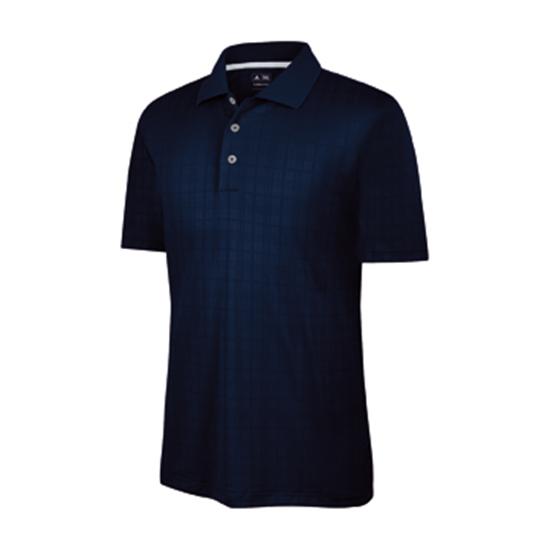 Adidas Climacool Plaid Textured Polo