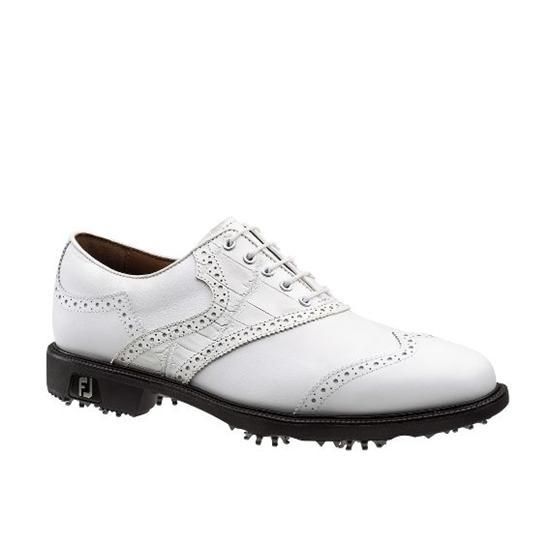 FootJoy Icon Croc Print Saddle Golf Shoes