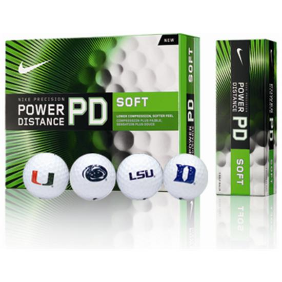 Nike Power Distance Soft Collegiate Golf Balls