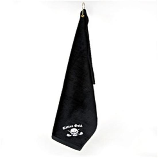 Tattoo Golf Skull Embroidered Golf Towel 