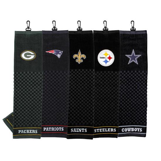 Team Golf Embroidered Tri-Fold Towel