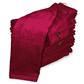 Tri-Fold Towel - Burgundy - Personalized