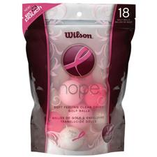 Wilson Hope Golf Balls - 18 Ball Pouch